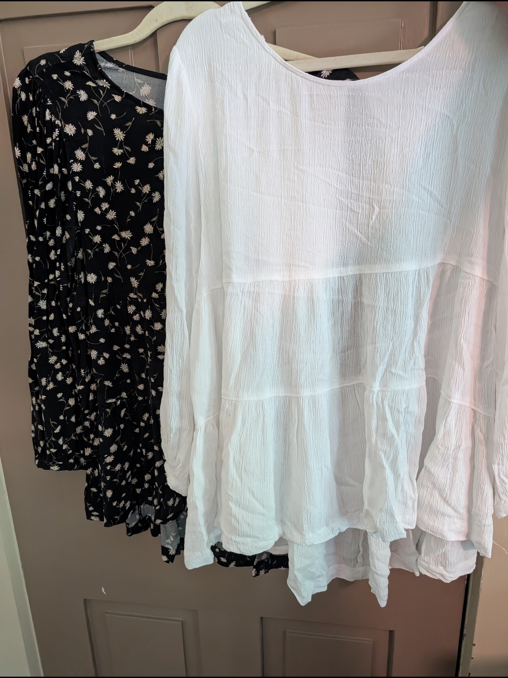 Lot Of 2 American Eagle Drop Waist Open Back Long Sleeve Top Blouse